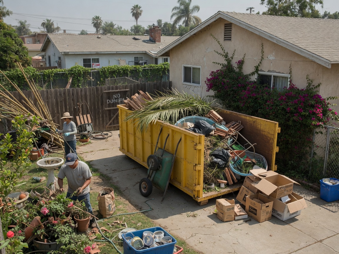 What Size Dumpster Do I Need for a Stockton Backyard Cleanup?